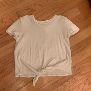 Madewell white tie top